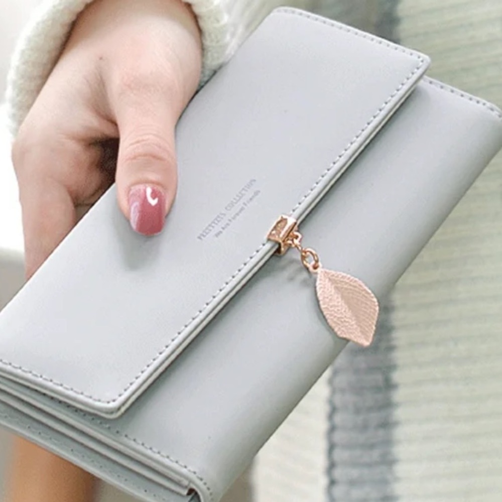 Feminine Gray Wallet